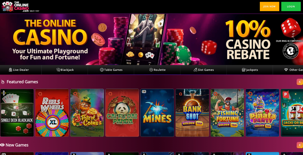 TheOnlineCasino Fast Payout Casino
