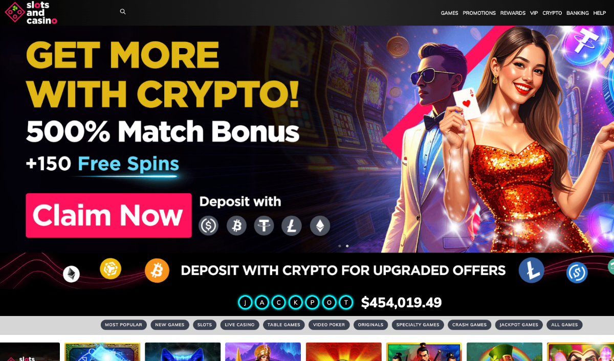 SlotsandCasino Instant Withdrawal Casino
